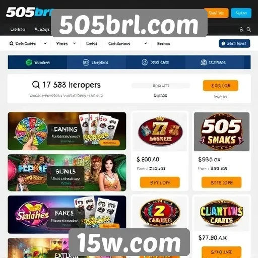Promoções e bônus disponíveis em 505brl